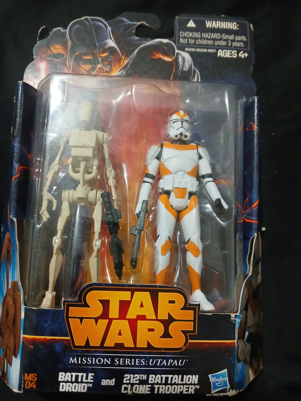 Star Wars 212th Battalion Clone Trooper Action Figure - White & Orange